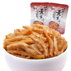 来伊份 休闲零食 休闲食品 甜辣素耳片190g