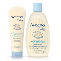 Aveeno 艾维诺 燕麦润肤乳 227g+洗发沐浴露 236ml 