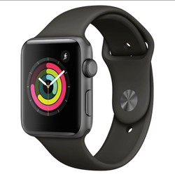 Apple 苹果 Watch Series 3 42mm GPS款 深空灰色配灰色表带