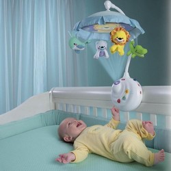 Fisher Price 费雪 N8849 可爱动物 两用声光床铃