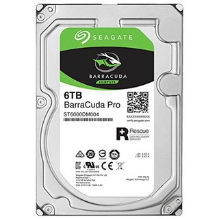 SEAGATE 希捷 酷鱼BarraCuda Pro系列 3.5英寸 台式机硬盘 6TB (7200rpm、CMR) ST6000DM004