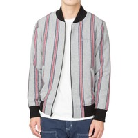 STUSSY Wool Stripe 男士羊毛夹克