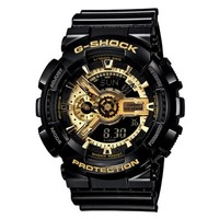 2017黑五、24日0点：CASIO 卡西欧 G-SHOCK系列 GA-110GB-1A 男款双显运动腕表