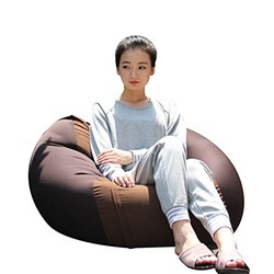 舒为居名古屋系列懒人沙发 单人沙发 日式豆袋 布艺沙发 棕色