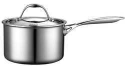Cooks标准多股镀金不锈钢3 品脱 封盖煮锅