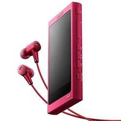 Sony 索尼 NW-A36HN/PM 32GB Hi-Res高解析度音乐播放器 波尔多红 3.1英寸触摸屏 含入耳式耳机