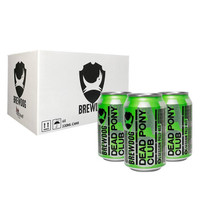 Brewdog 酿酒狗 小马鬼俱乐部/国王拉格啤酒 330ml*6听  *2件