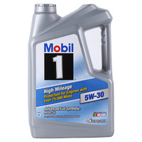 Mobil 美孚 1号 全合成机油 5W-30 高里程 SN级 4.73L *2件