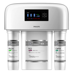 飞利浦(PHILIPS) Wi-Fi智能家用净水器净水机RO反渗透5级过滤直饮纯水机 Pro75 Smart （京东微联App控制）