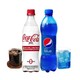 PEPSI 百事 蓝色梅子味可乐 470ml+Coca Cola 零卡 Plus可乐 470ml
