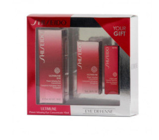 SHISEIDO Ultimune Eye 红妍肌活 眼部护理套装（精华15ml+眼霜5ml+睫毛膏）