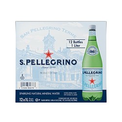 San Pellegrino 意大利气泡矿泉水 1升x12瓶