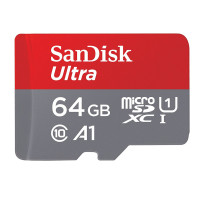 SanDisk 闪迪 Ultra A1 至尊高速 64GB Micro SDXC 存储卡(读速100MB/s)