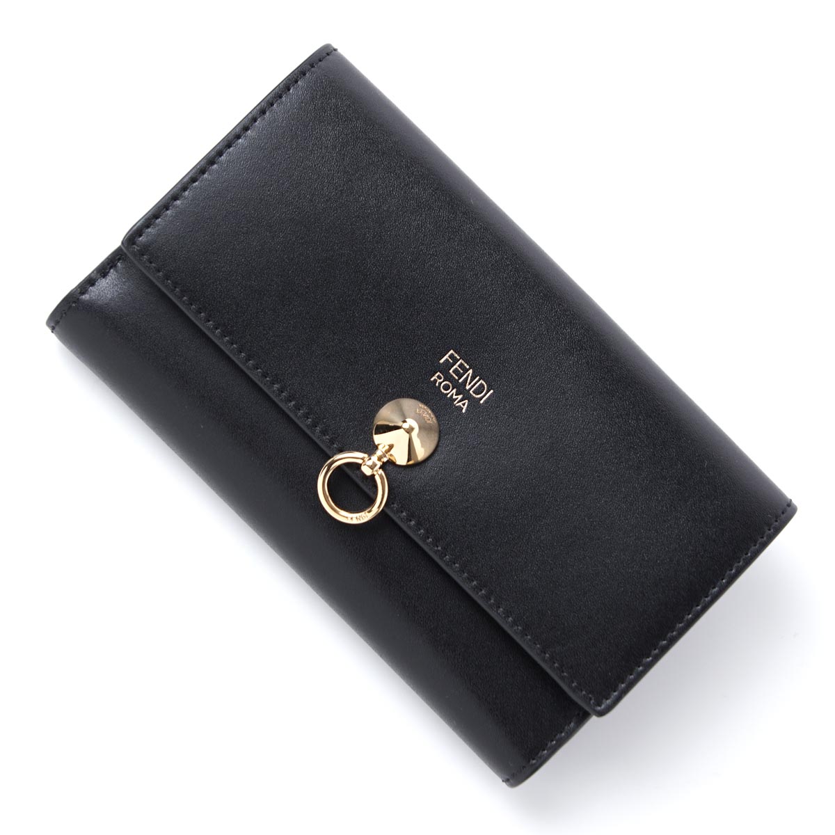 fendi芬迪8m0383sme铆钉牛皮女士钱包