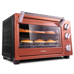 HYUNDAI/现代 HK 1802F全自动烘焙电烤箱家用多功能烤箱18升