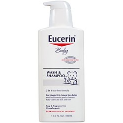  Eucerin 优色林 宝宝温和抗过敏洗发沐浴二合一 400ml*3瓶装 *2件