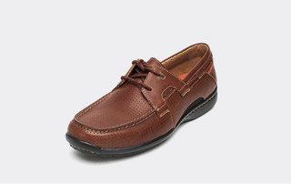 Clarks Un Port 男士休闲鞋 红褐色皮革(203593317) 39.5(uk6)