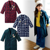 SkipLand 斯克莱 女童法绒兰外套 绿色 100cm