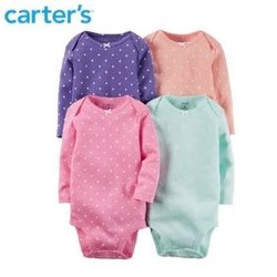 Carter's 婴儿连体衣 4件装