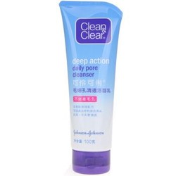 可伶可俐（Clean&Clear）毛细孔清透洁面乳100g *6件