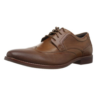 ROCKPORT 乐步 Style Purpose Perfed Wingtip 男士休闲皮鞋 Cognac US7