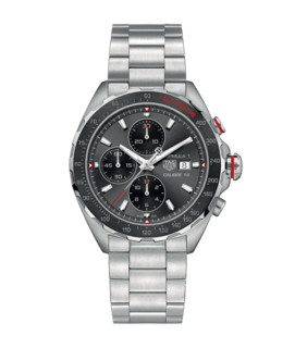 TAG Heuer Formula 1 CAZ2012.BA0876 男士机械腕表 44mm 黑色 不锈钢 银色 精钢