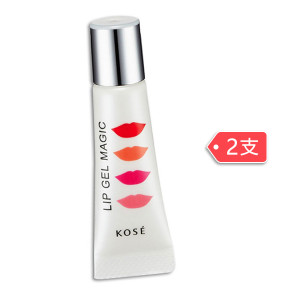 Kose 高丝 LIP GEL MAGIC 魔法口红雨衣 6g*2支