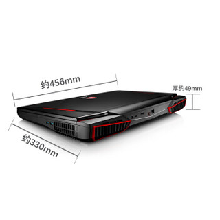 msi 微星 GT83VR 6RF-026CN 18.4英寸 游戏本（i7-6920HQ、双GTX1080、64GB、512GB+1TB、机械键盘）