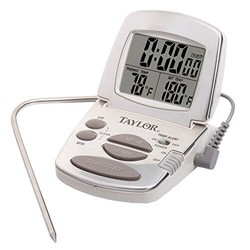 Taylor Precision 产品数字烹调温度计 带探头和定时器