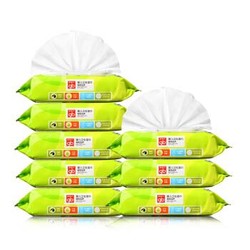 gb好孩子橄榄滋养婴儿卫生湿巾80片（带盖）8连包WL0009