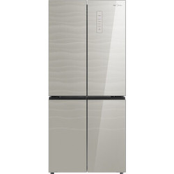 美的(Midea)BCD-528WGPZM(E) 528升 双变频智能风冷十字对开门冰箱 玻璃面板 铂金净味