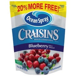 优鲜沛Ocean Spray Craisins 蔓越莓干 蓝莓味 340g *3件