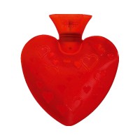 双12预告:fashy 红色心形热水袋 700ml 送外套