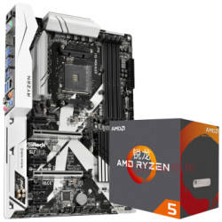 华擎X370 Killer SLI主板 + 锐龙 AMD Ryzen 5 1600X CPU主板套装
