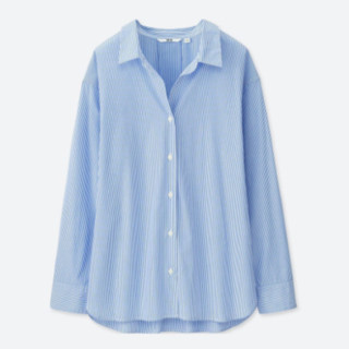 UNIQLO 优衣库 402669 女士长绒棉衬衫