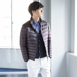 UNIQLO 优衣库 180413 男士高级轻型羽绒茄克