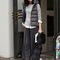 UNIQLO 优衣库 400723 女士连帽羽绒背心