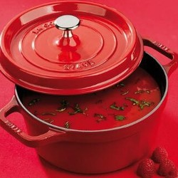 双12预告：STAUB 珐琅铸铁锅 经典圆形炖锅汤锅  20cm