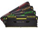 CORSAIR 美商海盗船 Vengeance RGB 32GB (4 x 8GB) DDR4 2666 (PC4-21300) C16台式机内存条