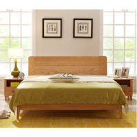 历史新低：光明家具 WX3-1513-180 橡木双人床 1.5-1.8m