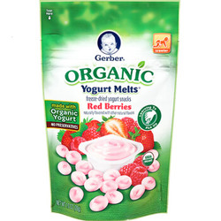 嘉宝有机草莓红莓酸奶溶豆 *7件+凑单品