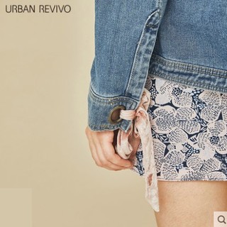 URBAN REVIVO WG29SBJF2000 女士牛仔外套