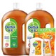 Dettol 滴露 皮肤衣物家居消毒液1.8L*2+800g洗手液套装