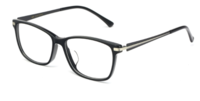 HAN HD4956 板材 光学眼镜架 + 1.60翡翠绿膜非球面树脂镜片