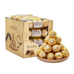 FERRERO ROCHER 费列罗 牛奶巧克力制品3粒 16条装