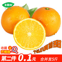 湖南 永兴冰糖橙 精选甜蜜橙55-60mm 5斤