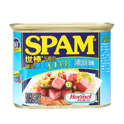 SPAM 世棒 午餐肉罐头 清淡味 340g/盒 *5件