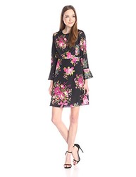 Betsey Johnson Bell-Sleeve  女士连衣裙