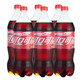 可口可乐碳酸饮料可乐1250ml*6瓶大瓶分享装家庭聚会装