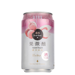 金牌台湾啤酒 荔枝味台湾啤酒 330ml*6听
